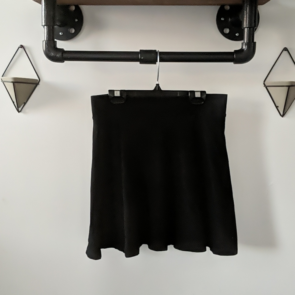 Black flowy skirt